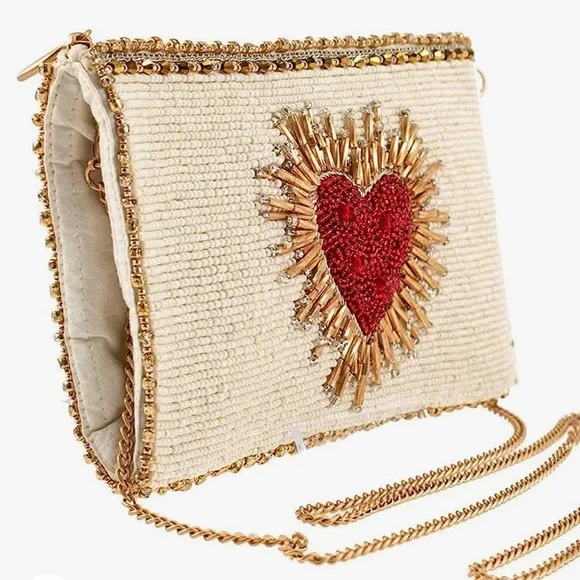 NWT Mary Frances Heart Burst Cell Phone Bag - Picture 3 of 6